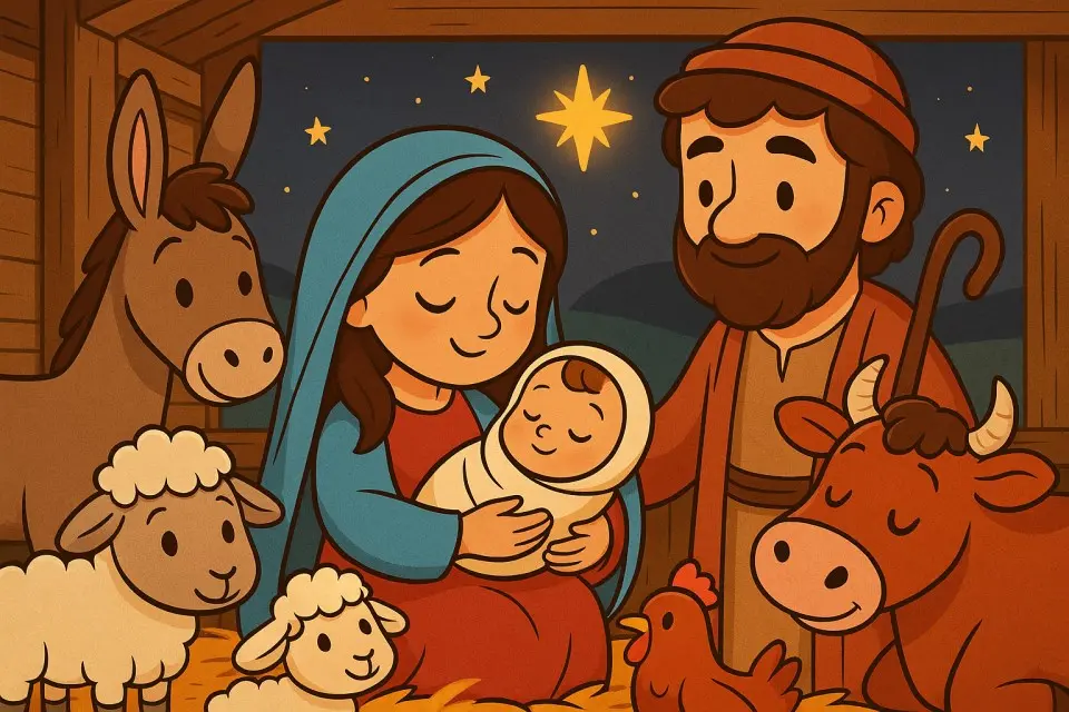 El niño Jesús y la luz de la esperanza