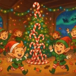 La gran fiesta de los elfos en la víspera de Navidad
