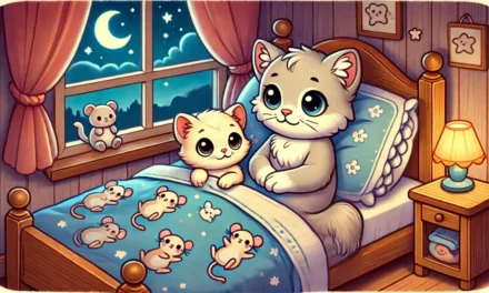 El gatito que no se quería dormir