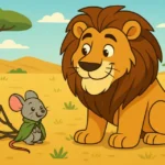 El león y el ratón