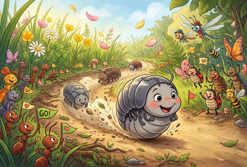 La gran carrera de las cochinillas