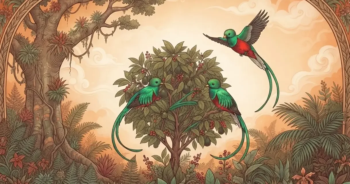 Cómo los quetzales se volvieron verdes
