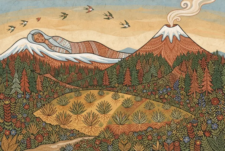 La leyenda de los volcanes
